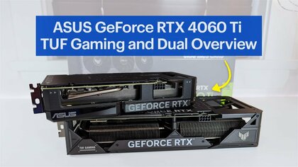 ASUS GeForce RTX 4060 Ti video test