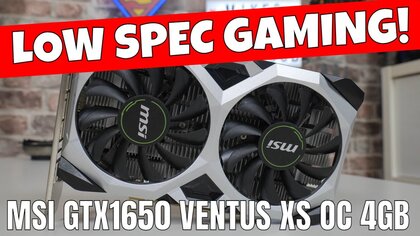 MSI NVIDIA GeForce GTX 1650 Ventus XS video test