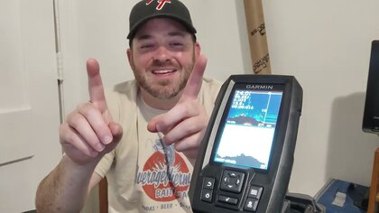 Garmin fishfinder striker vivid 4cv video test