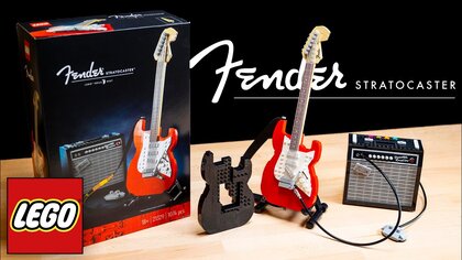 Lego Fender Stratorcaster video test