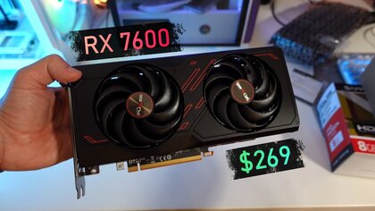 Sapphire svga radeon rx 7600 video test
