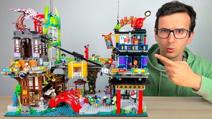 Lego Ninjago City Markets video test