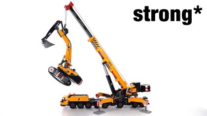 Lego City Mobile Construction Crane video test