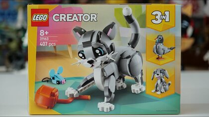 Lego Creator 31163 Playful Cat video test