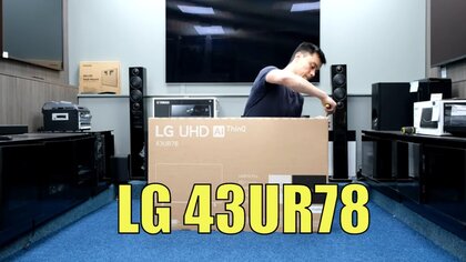 LG 43ur78003lk video test