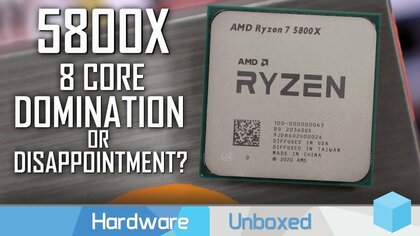 AMD Ryzen 7 5800x video test