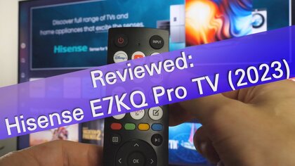 Hisense 55E7KQ PRO video test