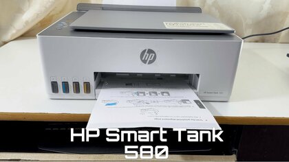 Hp Smart Tank 580 video test