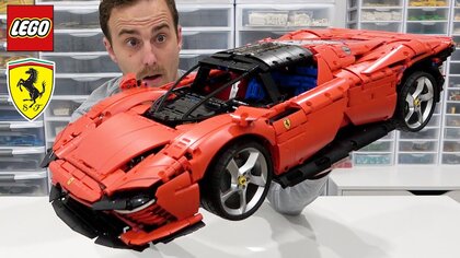 Lego Ferrari Daytona SP3 video test