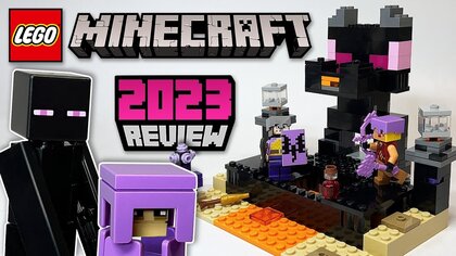 Lego Minecraft the End Arena (21242) video test