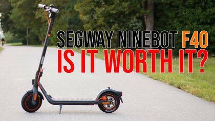 Segway NINEBOT F40E video test
