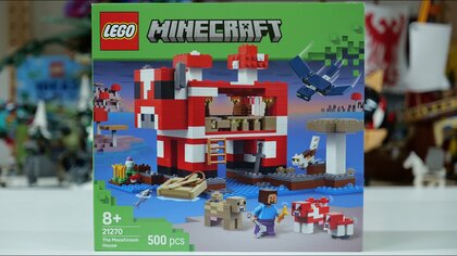 Lego Minecraft 21270 The Mushroom House video test