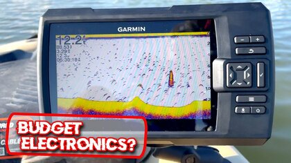 Garmin fishfinder striker vivid 7sv video test
