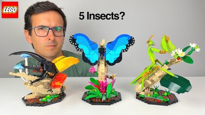 Lego Ideas 21342 The Insect Collection video test