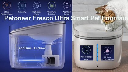 Petoneer smart pet fountain video test