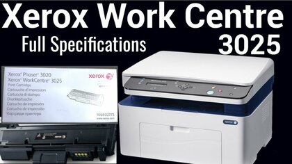 Xerox WorkCentre 3025BI video test