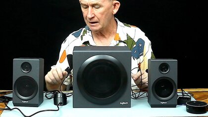 Logitech z333 video test