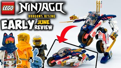 Lego Sora's Transforming Mech Bike Racer video test