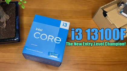 Intel Core i3-13100F video test