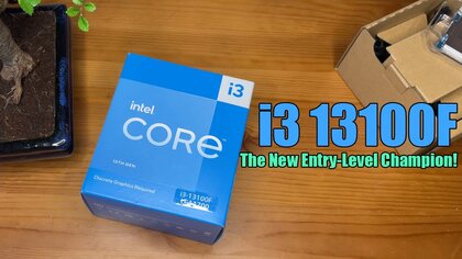 Intel Core i3-13100F video test