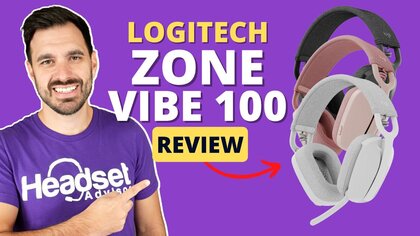 Logitech Zone Vibe 100 video test