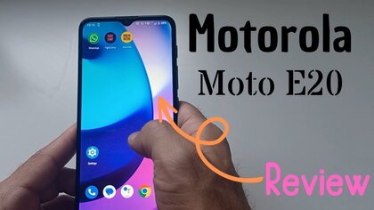 Motorola moto E20 video test