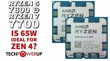 AMD Ryzen 7 7700 video test