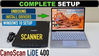 Canon LIDE 400 video test