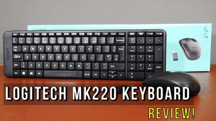 Logitech mk220 video test