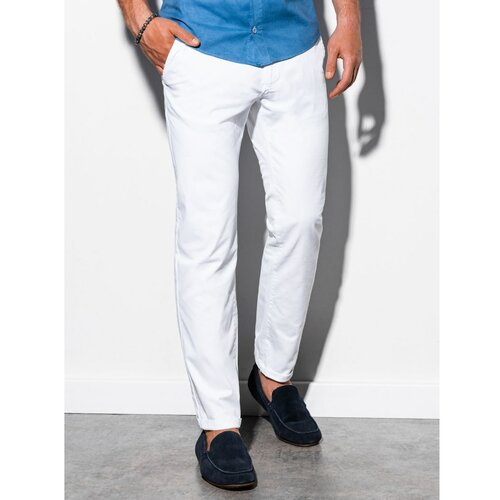 Ombre Muške pantalone P894 plave bijela | siva Slike