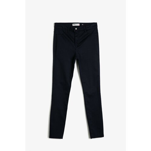 Koton Women's Navy Blue Pants Cene