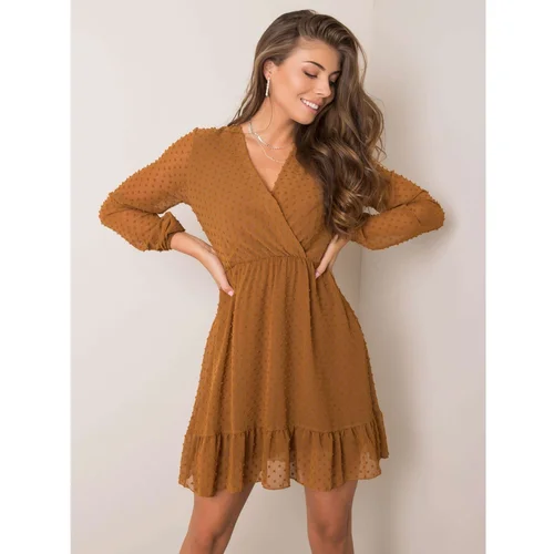 Fashion Hunters Brown SUBLEVEL dress by Noella