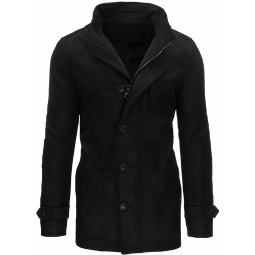 DStreet Men's black coat CX0435 Slike