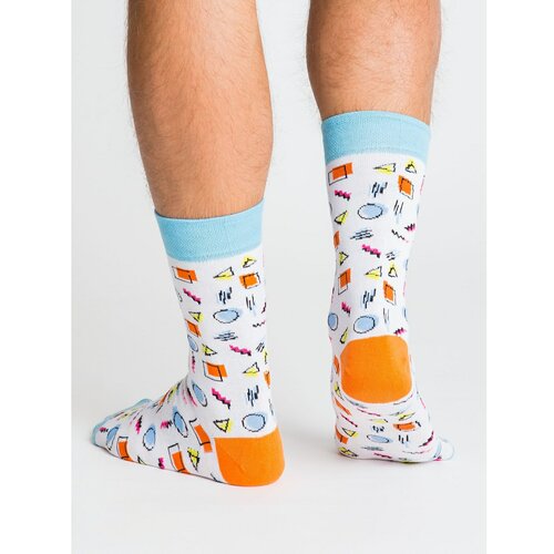 Fashion Hunters Men´s patterned socks, set of 3 Slike