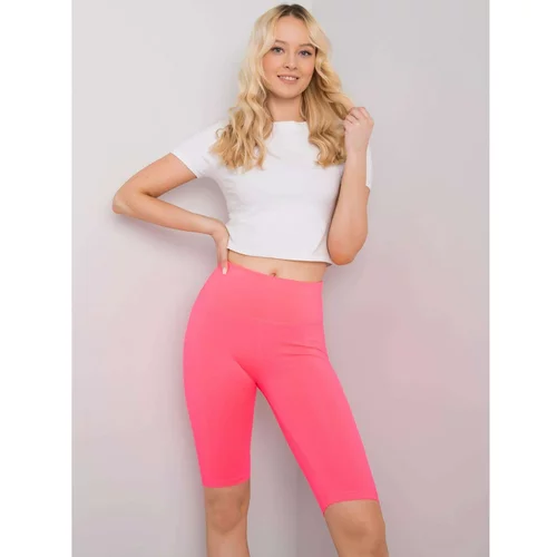 Fashion Hunters Fluo pink cycling shorts