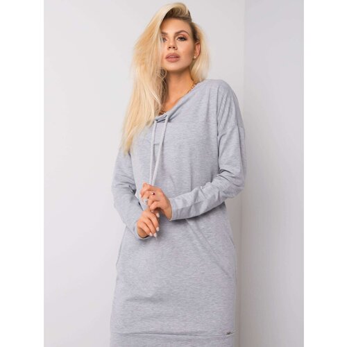 Fashion Hunters Gray melange sweatshirts Slike