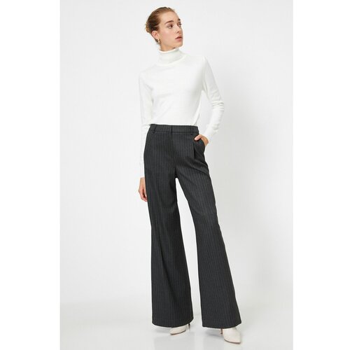 Koton Wide Leg High Waist Trousers Cene