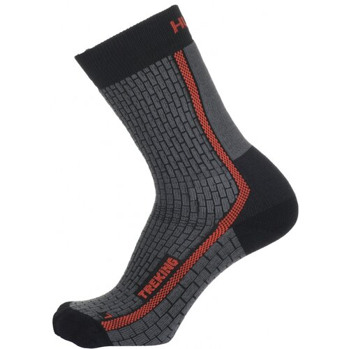 Husky Socks Trekking anthracite / red Cene