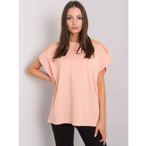 Fashion Hunters Peach oversized blouse Slike