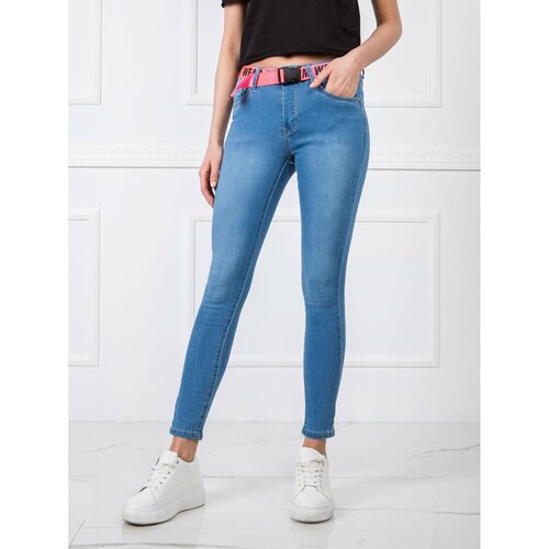 Fashion Hunters Blue Dakota pants Slike