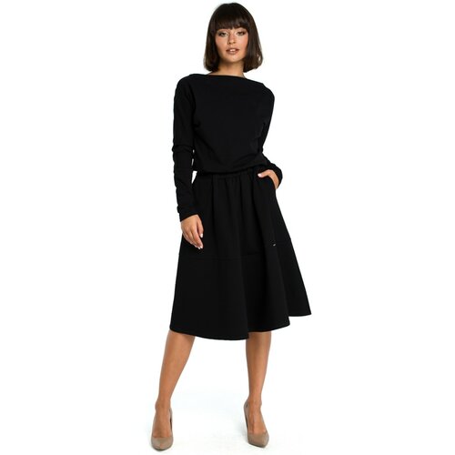 BeWear Ženska haljina B087 crna Slike
