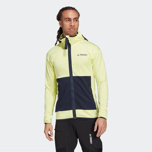 Adidas Terrex Tech Fleece planinarska jakna sa kapuljačom za muškarce Slike