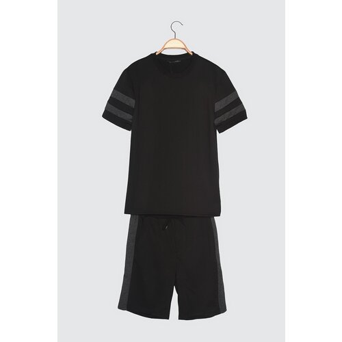 Trendyol Black Men&amp;#039;s Regular Fit Tracksuit Set Slike