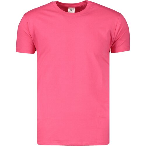B&C Muška majica B&C Basic roza Slike