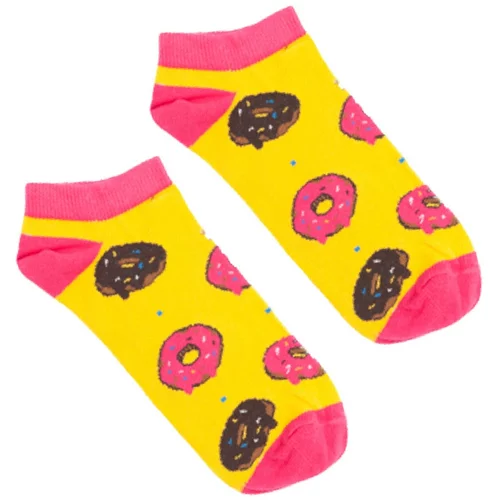 Kabak Unisex's Socks Short Donuts Yell