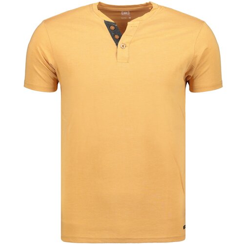 Ombre Muška majica S1390 siva | narandžasta Cene