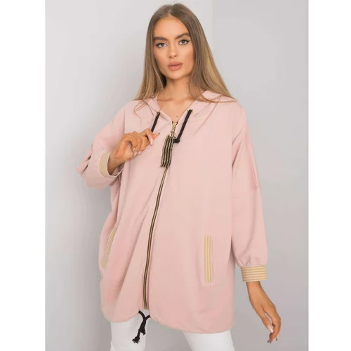 Fashion Hunters Dusty pink oversized Bertille hoodie