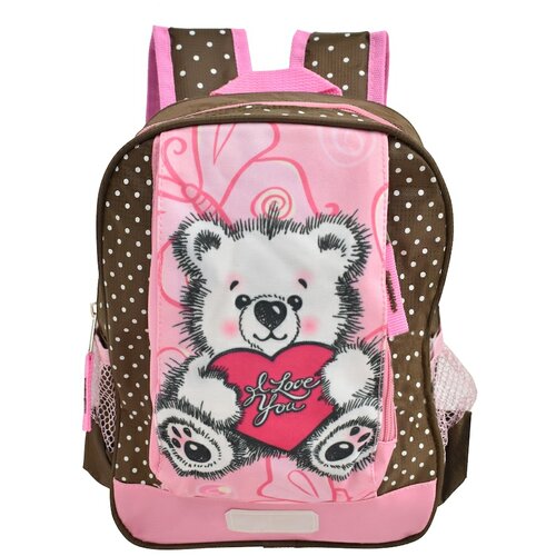 Semiline Dječiji ruksak 4680 Višebojni smeđi | tamnocrvena | pink Cene