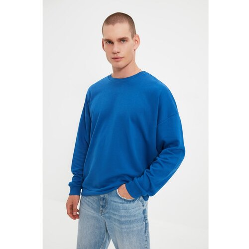 Trendyol Indigo Men's Oversize Fit Sweatshirt Slike