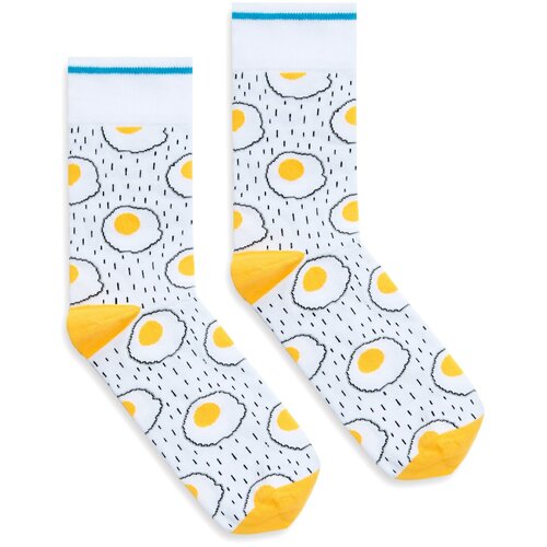 Banana Socks Unisex čarape Klasična jaja bela | narandžasta Cene